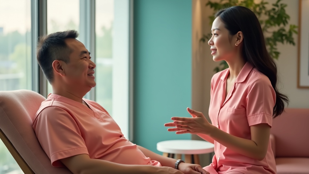 Physician consultation for testosterone evaluation at a medical spa