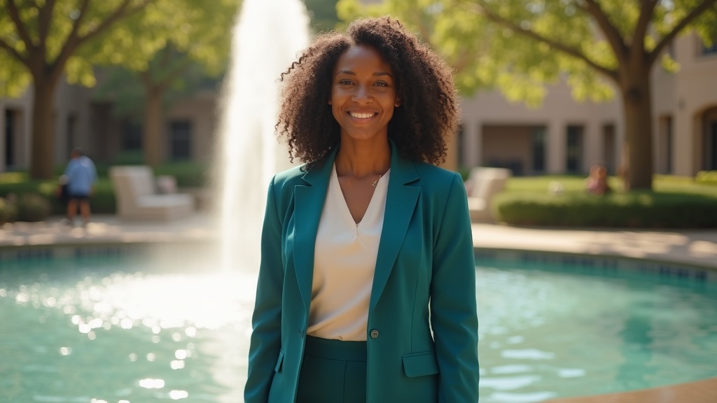 Confident woman showing results of physician-supervised weight loss treatment in The Woodlands TX