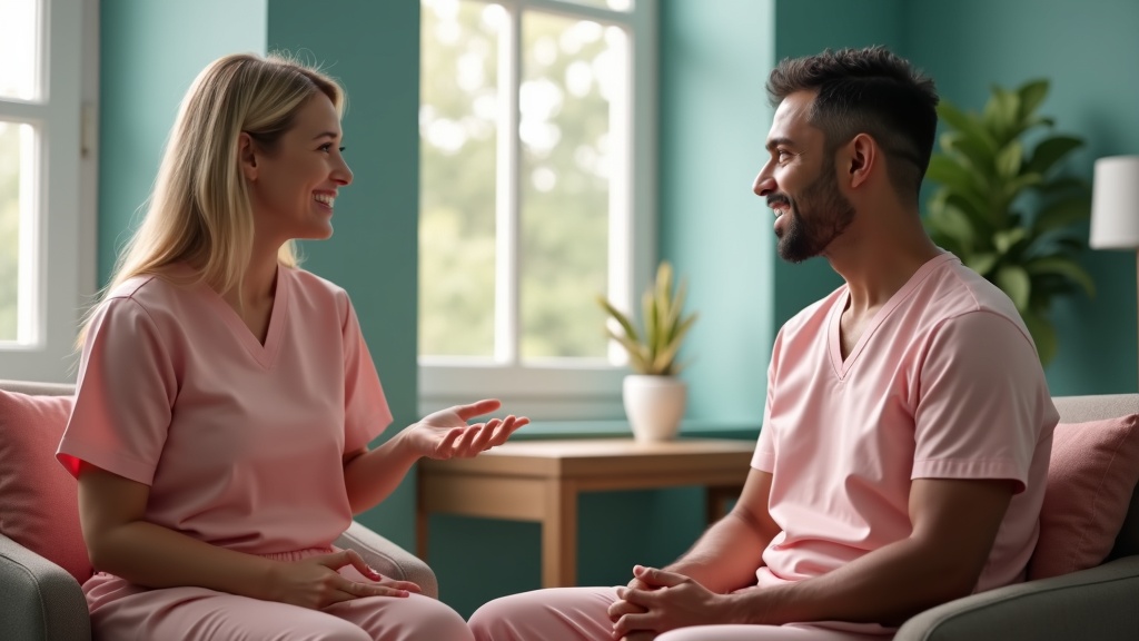 Physician consultation discussing personalized semaglutide weight loss dosage chart at Harmony Aesthetics Spa in Spring TX