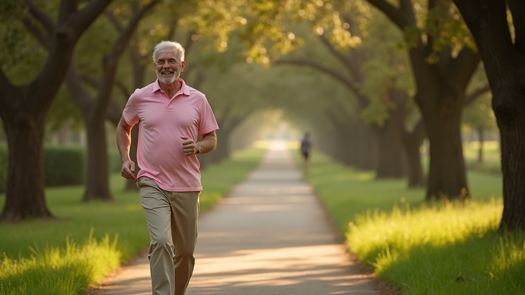 Active man enjoying Spring Creek Greenway trail after achieving weight loss with tirzepatide dosing protocol