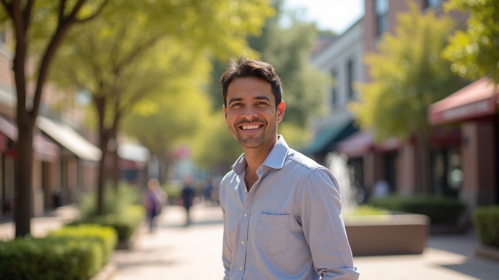 Man maintaining healthy weight through physician-supervised care after weight loss in The Woodlands Texas