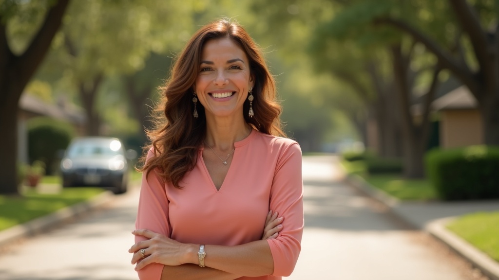 Woman with thick healthy hair in Kingwood neighborhood after physician-supervised PRP hair restoration therapy