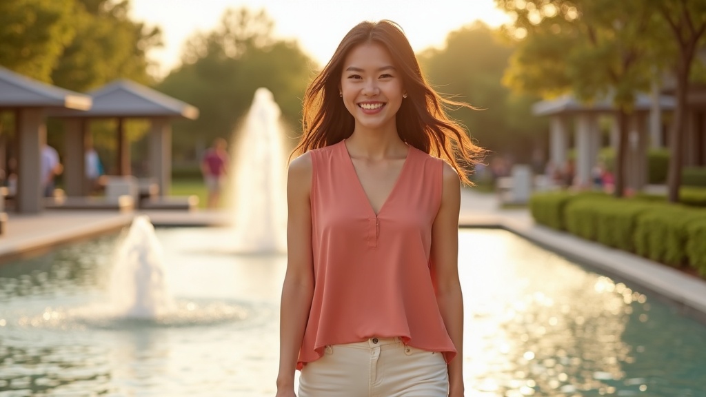 Active North Houston woman enjoying confidence after physician-supervised alexandrite vs Nd:YAG laser treatment at The Woodlands spa