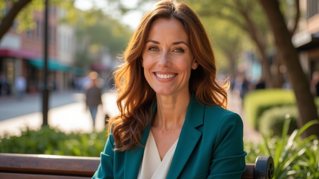Woman showing radiant skin results after customized alexandrite vs Nd:YAG laser wavelength treatment in Spring Texas area